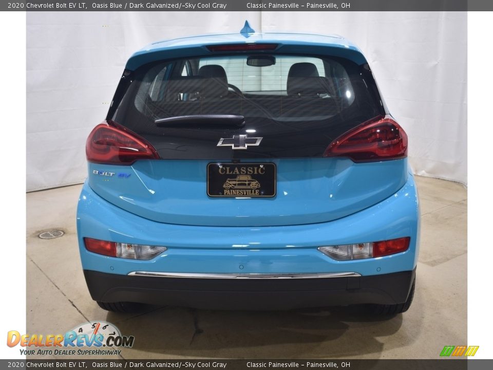 2020 Chevrolet Bolt EV LT Oasis Blue / Dark Galvanized/­Sky Cool Gray Photo #3