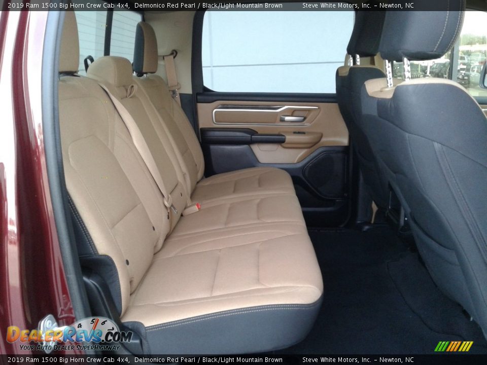 2019 Ram 1500 Big Horn Crew Cab 4x4 Delmonico Red Pearl / Black/Light Mountain Brown Photo #16