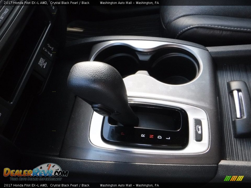 2017 Honda Pilot EX-L AWD Crystal Black Pearl / Black Photo #23