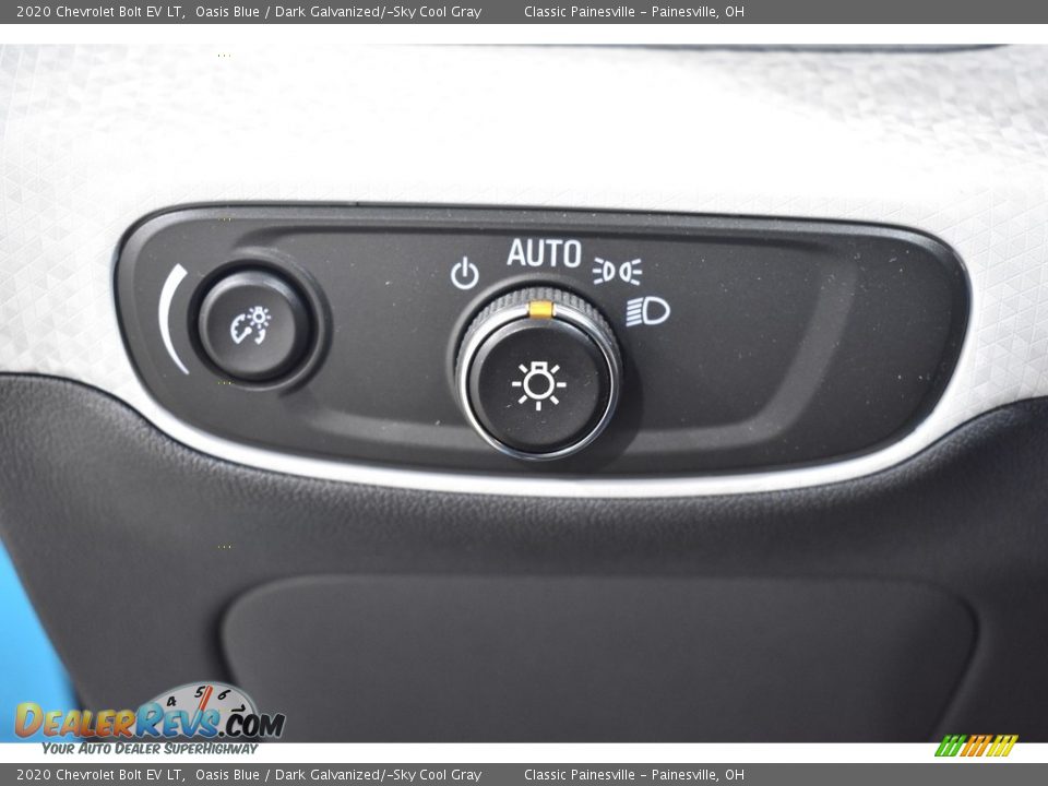 2020 Chevrolet Bolt EV LT Oasis Blue / Dark Galvanized/­Sky Cool Gray Photo #12