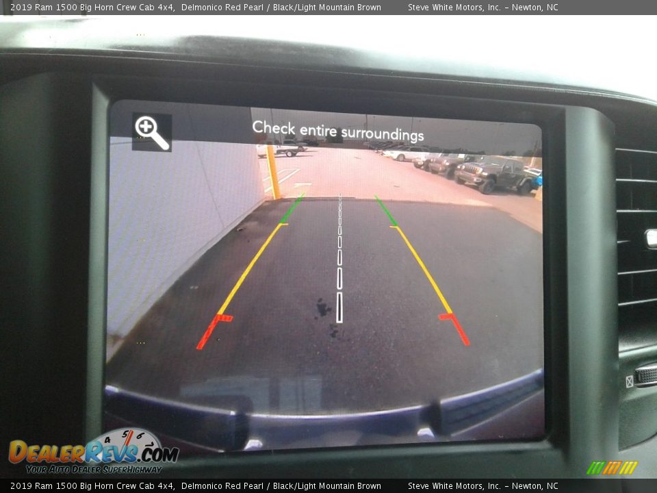 2019 Ram 1500 Big Horn Crew Cab 4x4 Delmonico Red Pearl / Black/Light Mountain Brown Photo #25