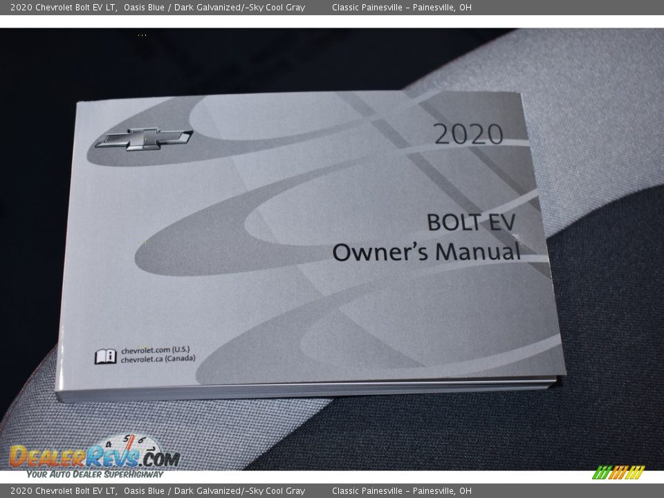 2020 Chevrolet Bolt EV LT Oasis Blue / Dark Galvanized/­Sky Cool Gray Photo #18