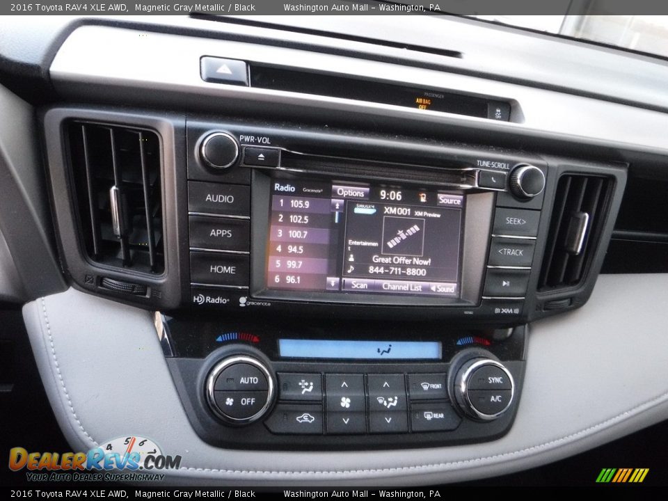 2016 Toyota RAV4 XLE AWD Magnetic Gray Metallic / Black Photo #3