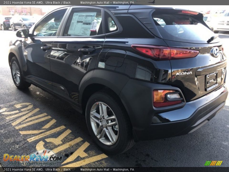 2021 Hyundai Kona SE AWD Ultra Black / Black Photo #3