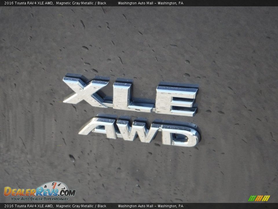 2016 Toyota RAV4 XLE AWD Magnetic Gray Metallic / Black Photo #16