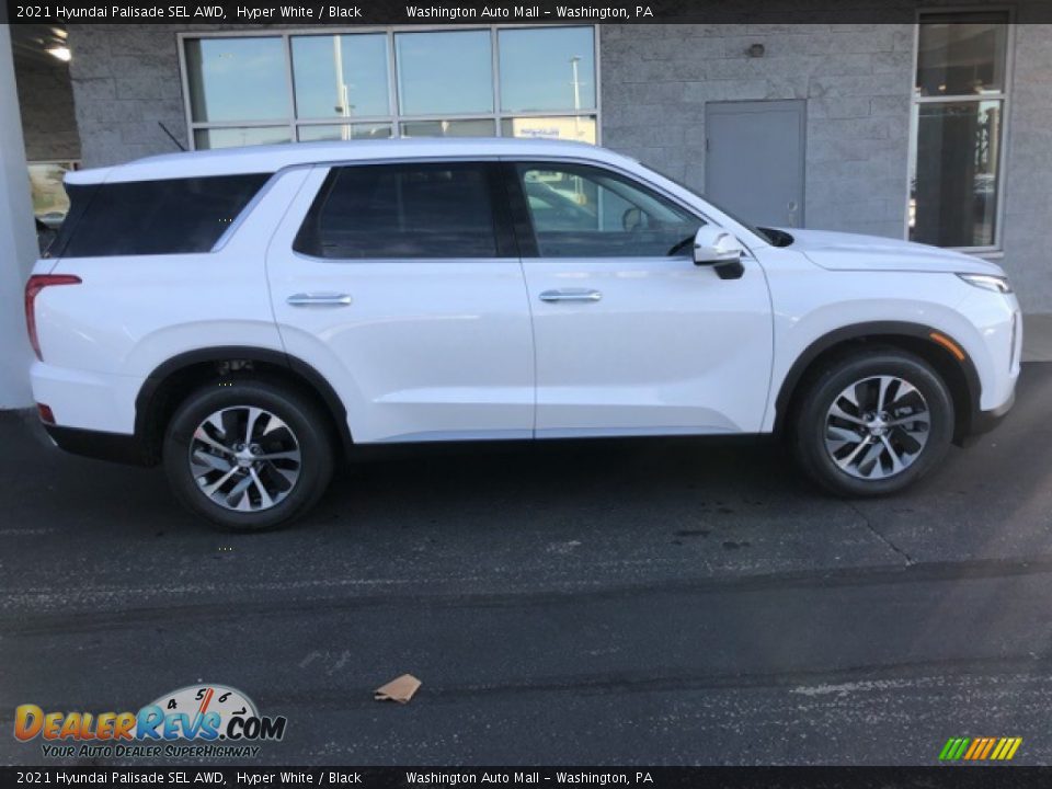 2021 Hyundai Palisade SEL AWD Hyper White / Black Photo #2