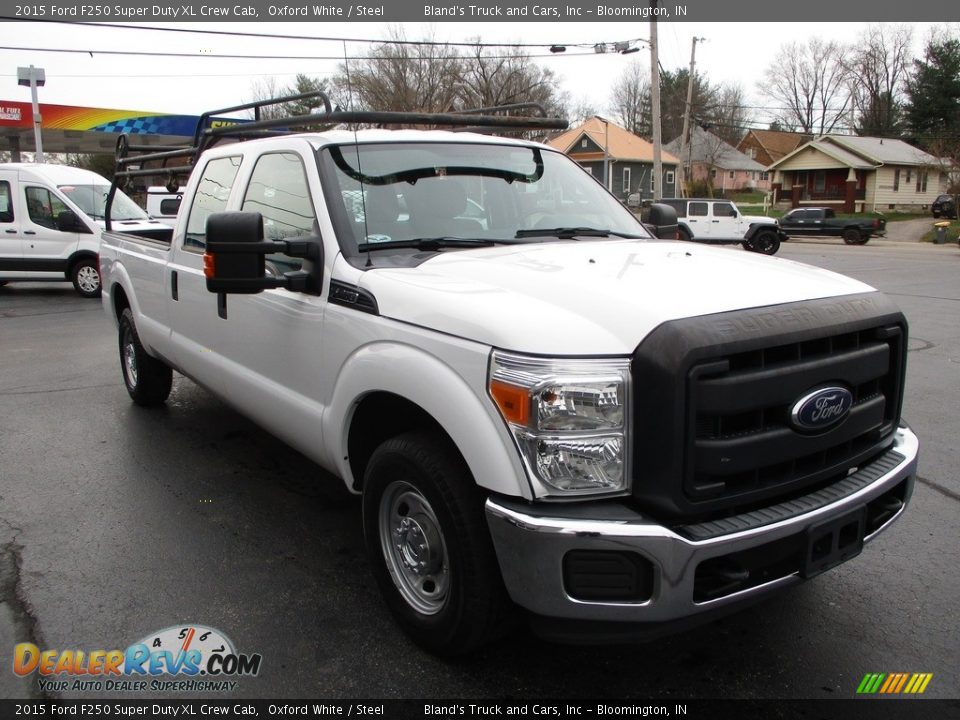 2015 Ford F250 Super Duty XL Crew Cab Oxford White / Steel Photo #5