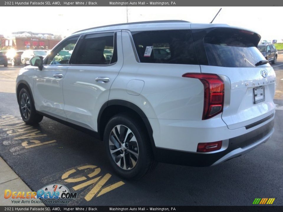2021 Hyundai Palisade SEL AWD Hyper White / Black Photo #3