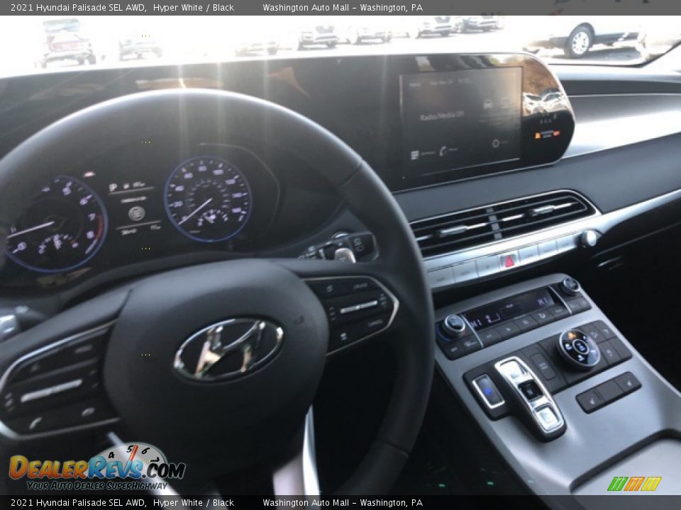 2021 Hyundai Palisade SEL AWD Hyper White / Black Photo #5
