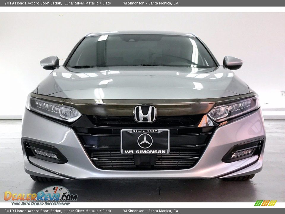 2019 Honda Accord Sport Sedan Lunar Silver Metallic / Black Photo #2