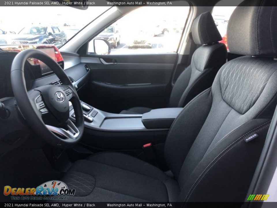 2021 Hyundai Palisade SEL AWD Hyper White / Black Photo #7