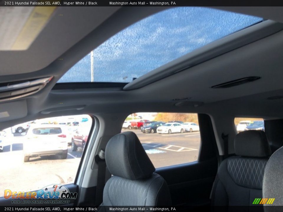2021 Hyundai Palisade SEL AWD Hyper White / Black Photo #9