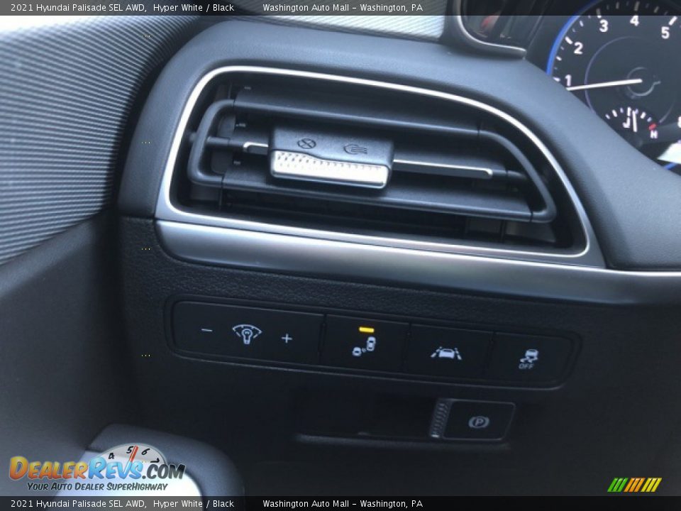 2021 Hyundai Palisade SEL AWD Hyper White / Black Photo #12