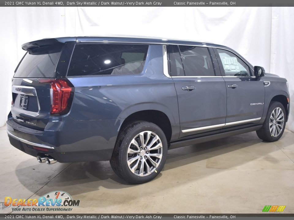 2021 GMC Yukon XL Denali 4WD Dark Sky Metallic / Dark Walnut/­Very Dark Ash Gray Photo #2