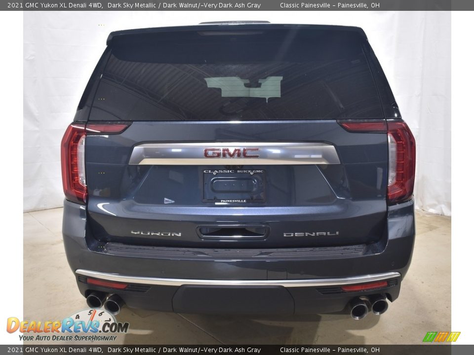 2021 GMC Yukon XL Denali 4WD Dark Sky Metallic / Dark Walnut/­Very Dark Ash Gray Photo #3