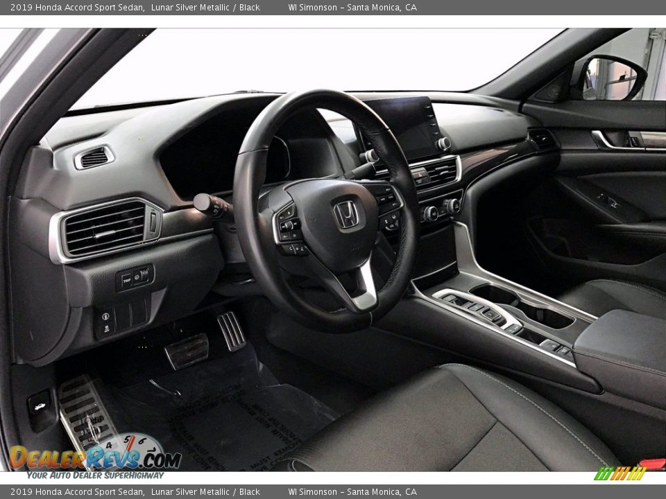 Black Interior - 2019 Honda Accord Sport Sedan Photo #14