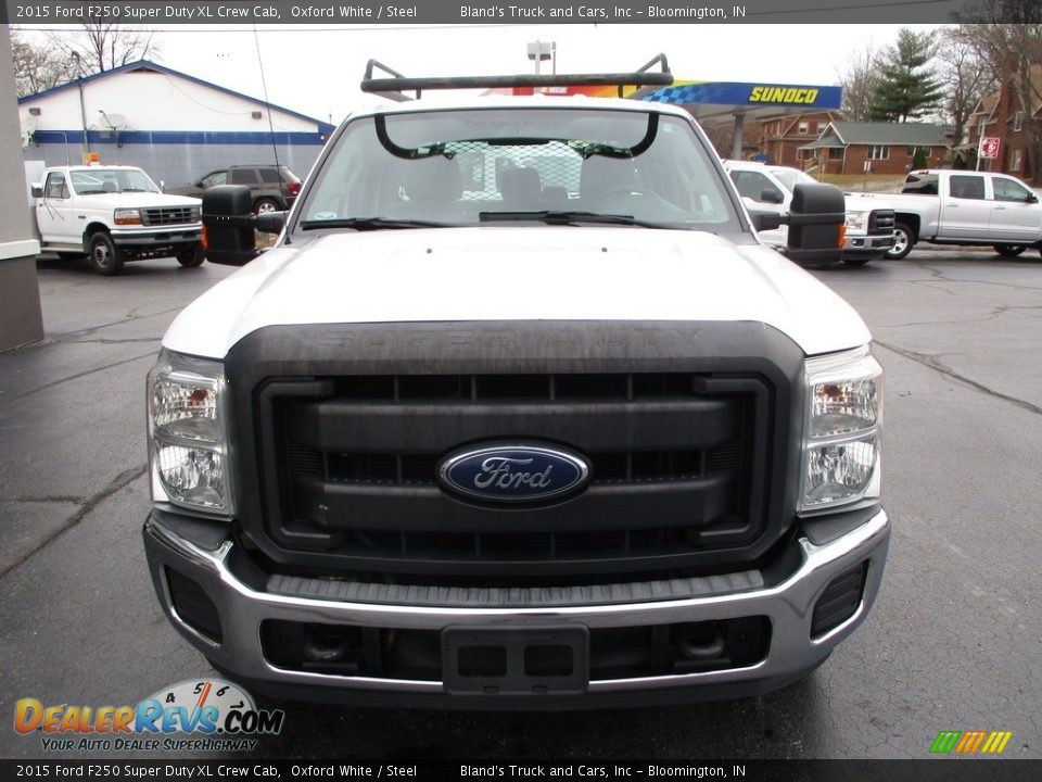 2015 Ford F250 Super Duty XL Crew Cab Oxford White / Steel Photo #21