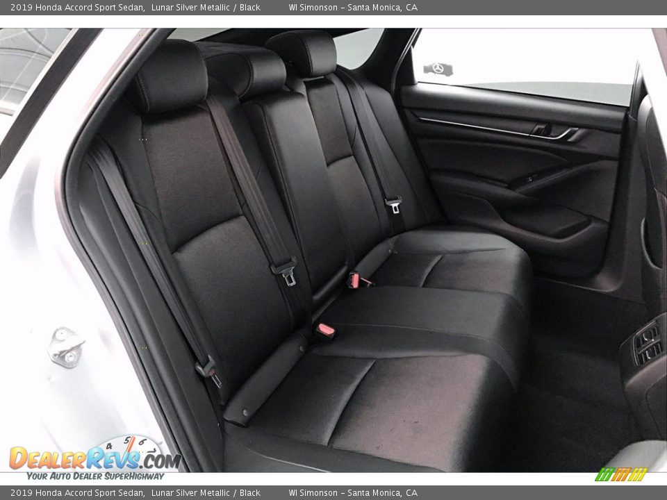 Rear Seat of 2019 Honda Accord Sport Sedan Photo #19