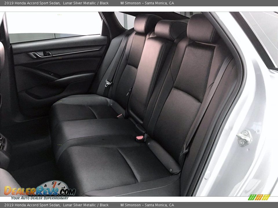 Rear Seat of 2019 Honda Accord Sport Sedan Photo #20