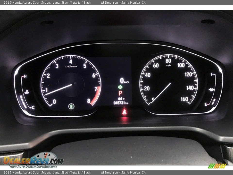 2019 Honda Accord Sport Sedan Gauges Photo #23
