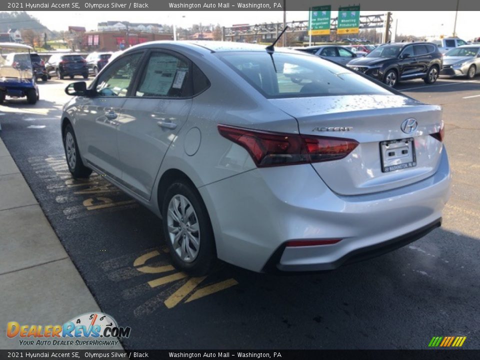 2021 Hyundai Accent SE Olympus Silver / Black Photo #3