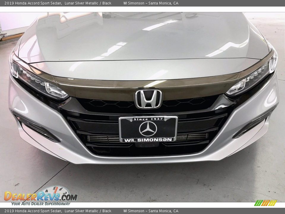 2019 Honda Accord Sport Sedan Lunar Silver Metallic / Black Photo #30