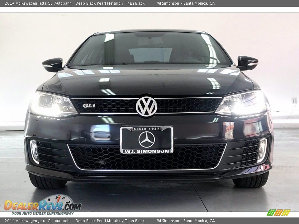 2014 Volkswagen Jetta GLI Autobahn Deep Black Pearl Metallic / Titan Black Photo #2