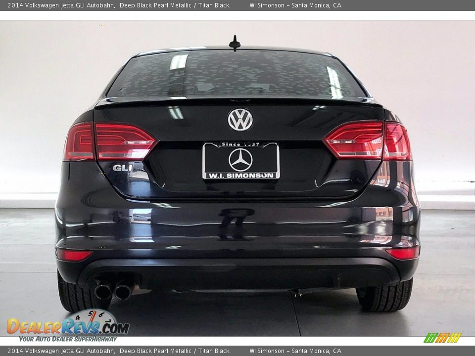 2014 Volkswagen Jetta GLI Autobahn Deep Black Pearl Metallic / Titan Black Photo #3