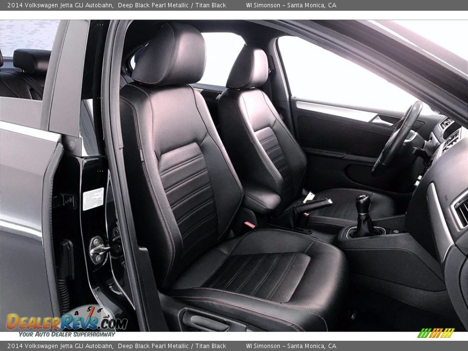Titan Black Interior - 2014 Volkswagen Jetta GLI Autobahn Photo #6