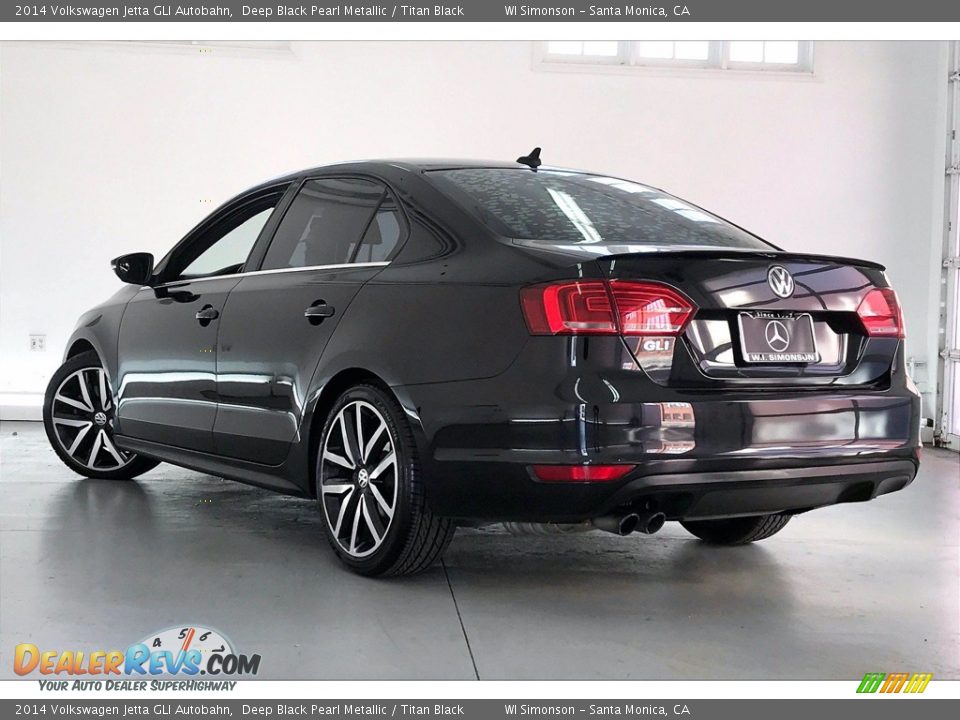 2014 Volkswagen Jetta GLI Autobahn Deep Black Pearl Metallic / Titan Black Photo #10