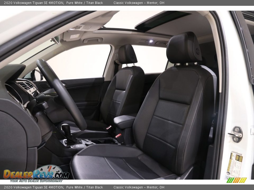 2020 Volkswagen Tiguan SE 4MOTION Pure White / Titan Black Photo #5