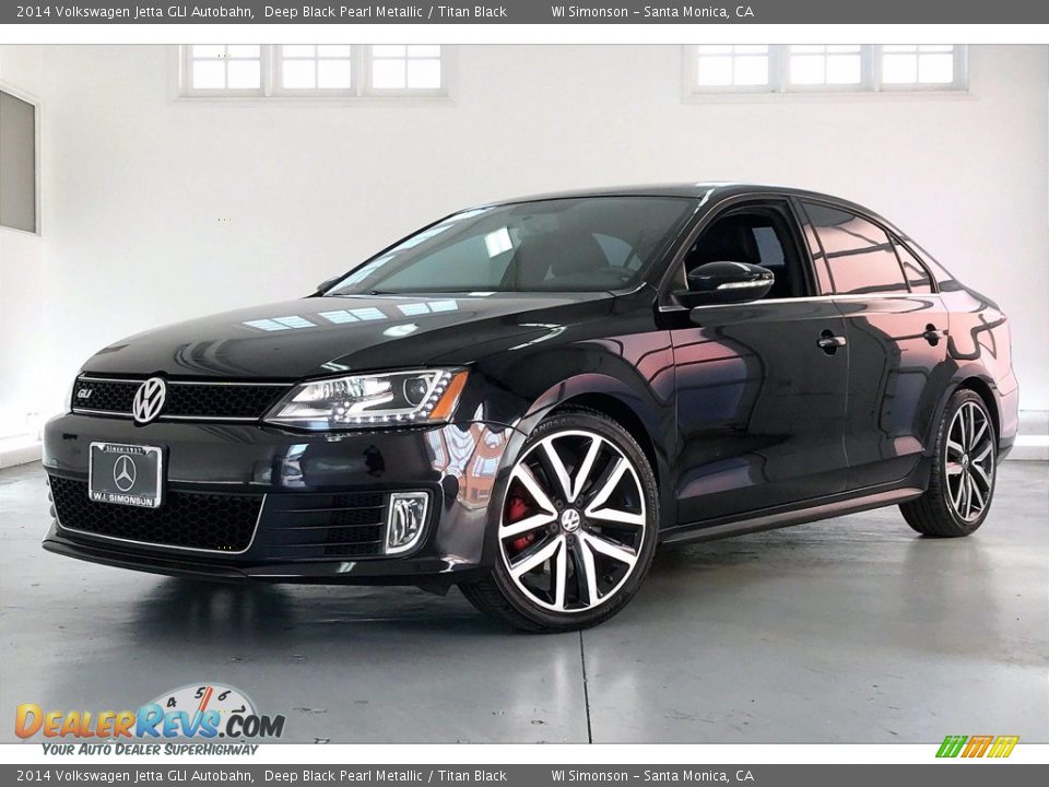 Deep Black Pearl Metallic 2014 Volkswagen Jetta GLI Autobahn Photo #12