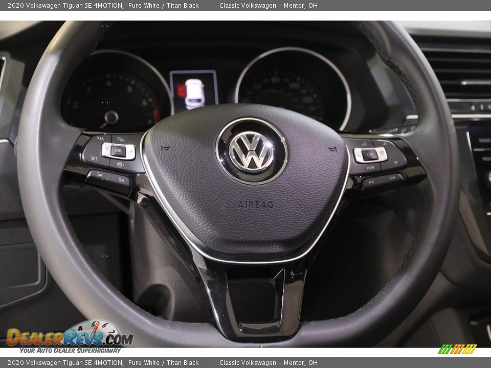 2020 Volkswagen Tiguan SE 4MOTION Pure White / Titan Black Photo #6