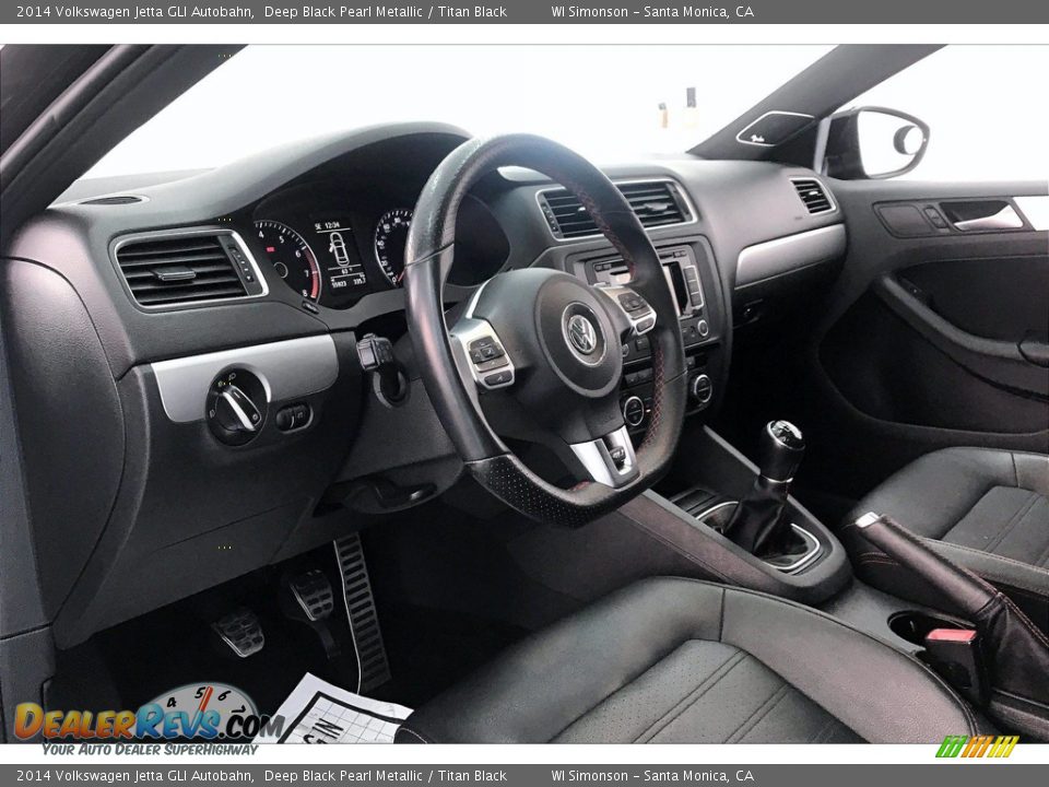 Titan Black Interior - 2014 Volkswagen Jetta GLI Autobahn Photo #14