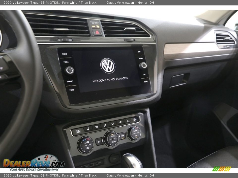 2020 Volkswagen Tiguan SE 4MOTION Pure White / Titan Black Photo #9