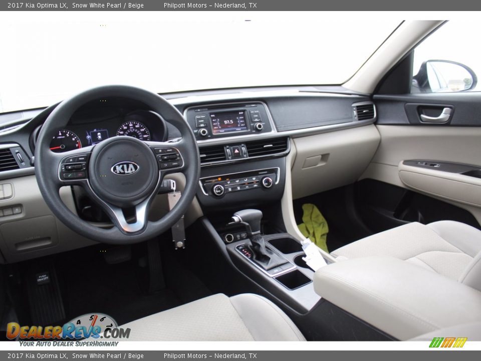 Beige Interior - 2017 Kia Optima LX Photo #22