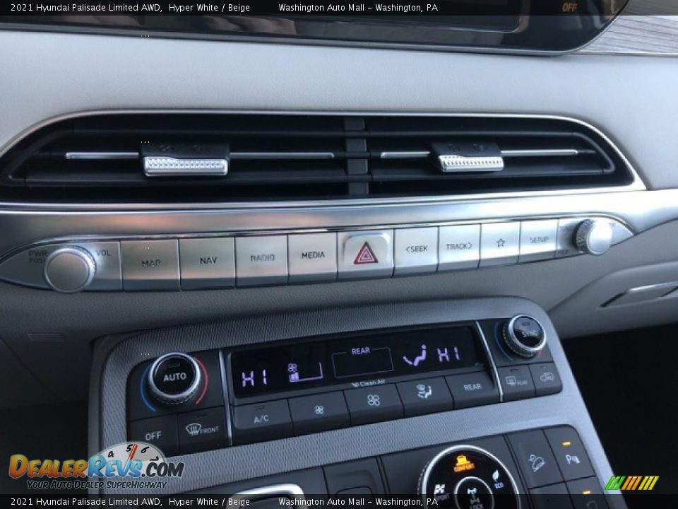 2021 Hyundai Palisade Limited AWD Hyper White / Beige Photo #13