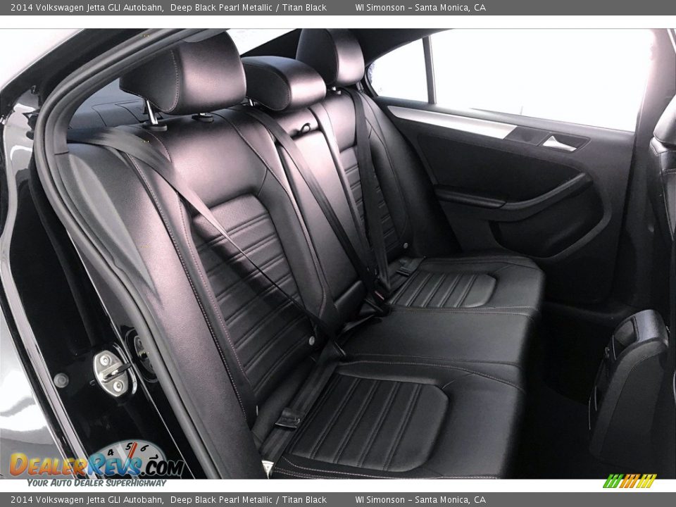 Rear Seat of 2014 Volkswagen Jetta GLI Autobahn Photo #19