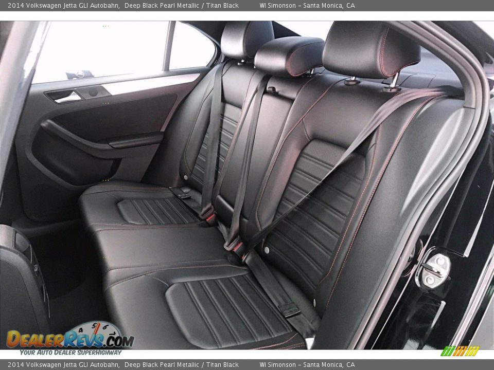 Rear Seat of 2014 Volkswagen Jetta GLI Autobahn Photo #20