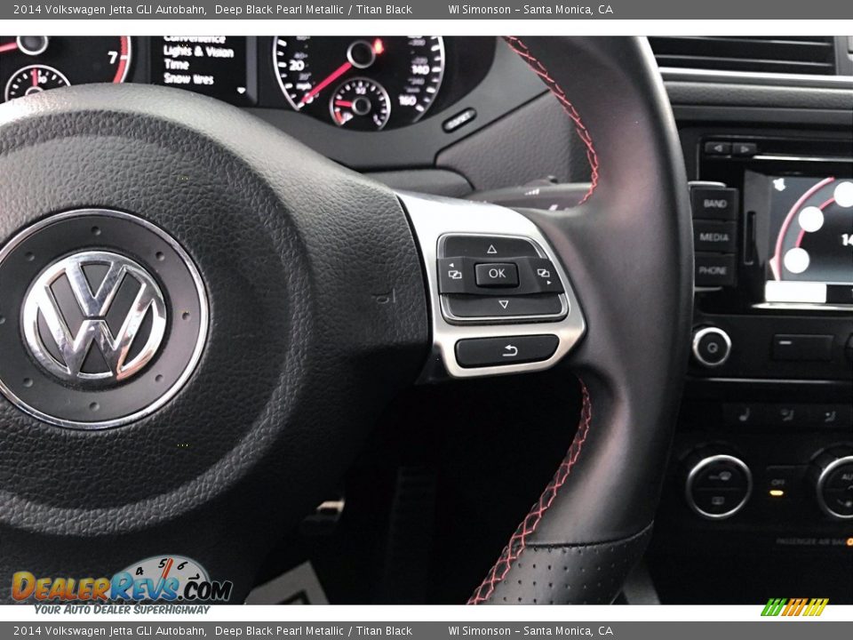 2014 Volkswagen Jetta GLI Autobahn Steering Wheel Photo #22