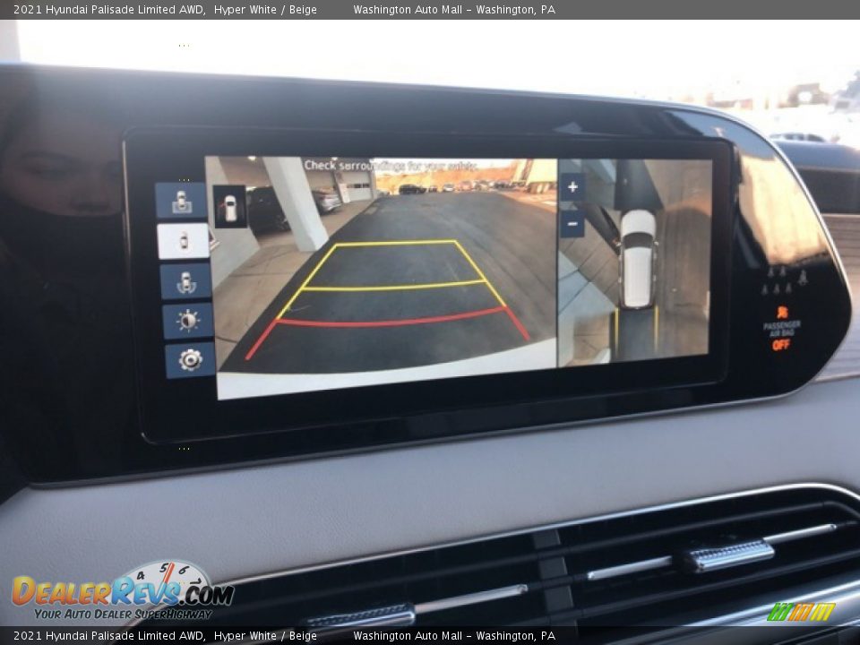 2021 Hyundai Palisade Limited AWD Hyper White / Beige Photo #5