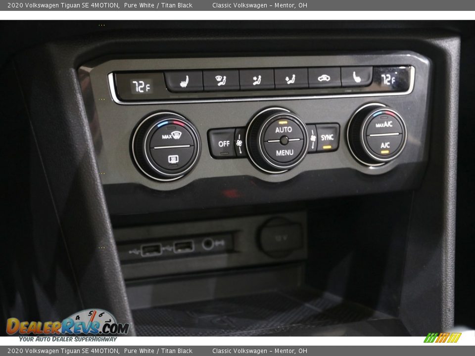 2020 Volkswagen Tiguan SE 4MOTION Pure White / Titan Black Photo #21