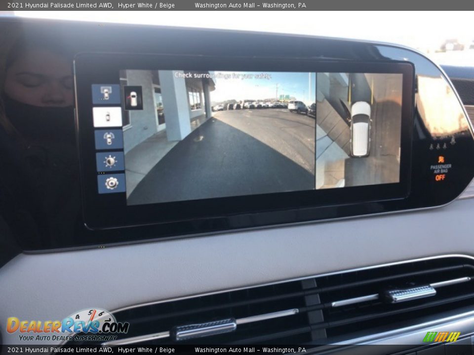 2021 Hyundai Palisade Limited AWD Hyper White / Beige Photo #6