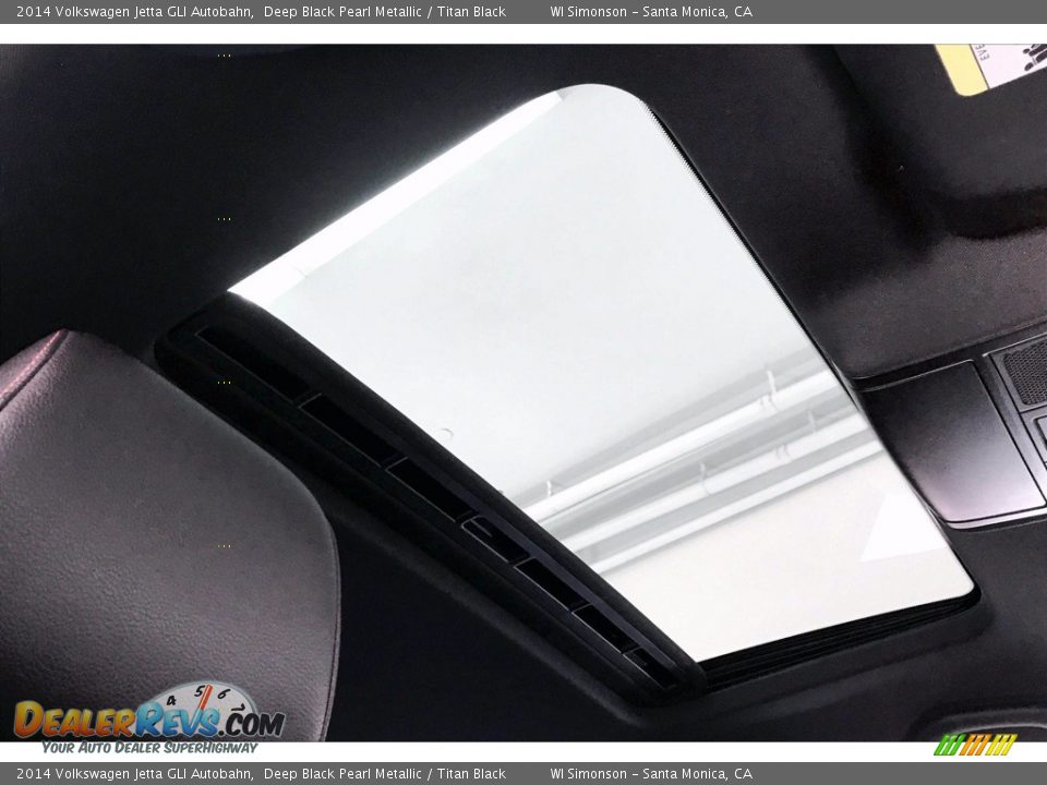 Sunroof of 2014 Volkswagen Jetta GLI Autobahn Photo #25