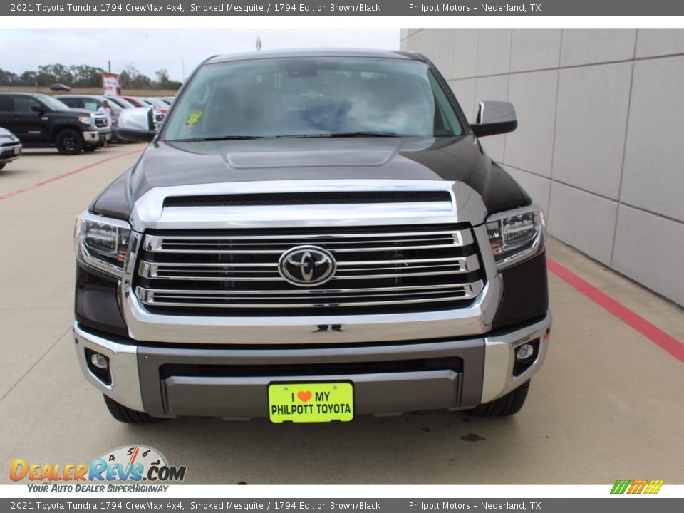 2021 Toyota Tundra 1794 CrewMax 4x4 Smoked Mesquite / 1794 Edition Brown/Black Photo #3