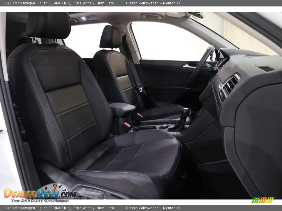 2020 Volkswagen Tiguan SE 4MOTION Pure White / Titan Black Photo #25