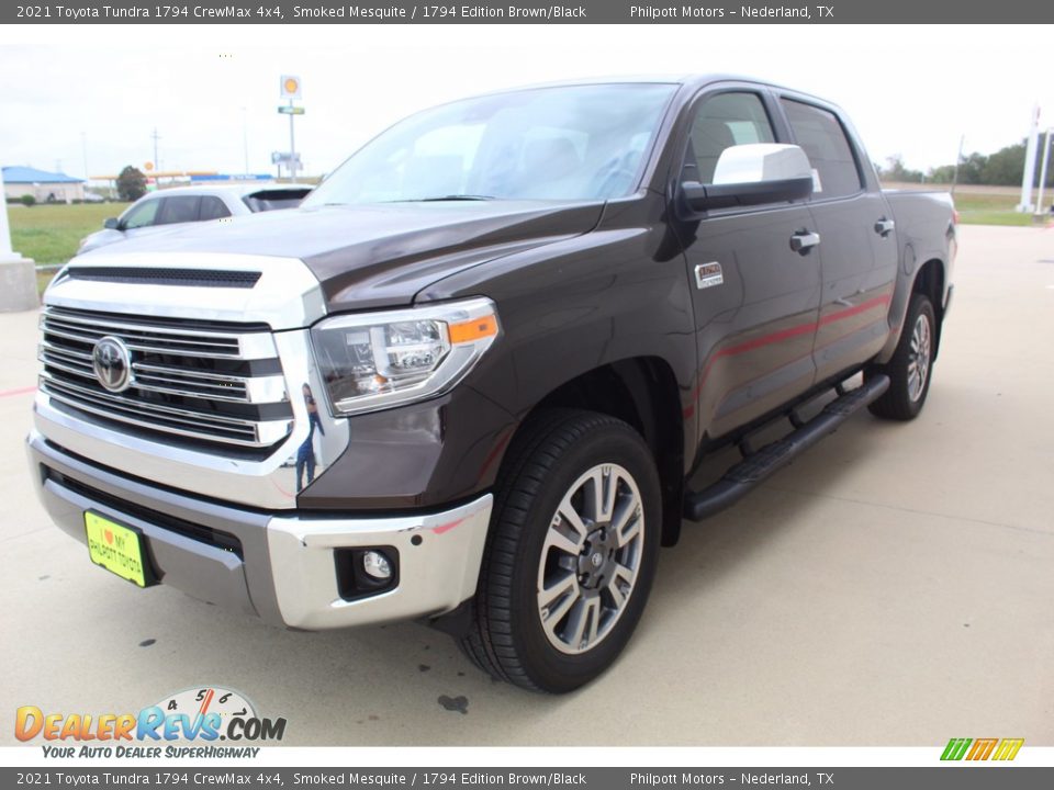 2021 Toyota Tundra 1794 CrewMax 4x4 Smoked Mesquite / 1794 Edition Brown/Black Photo #4