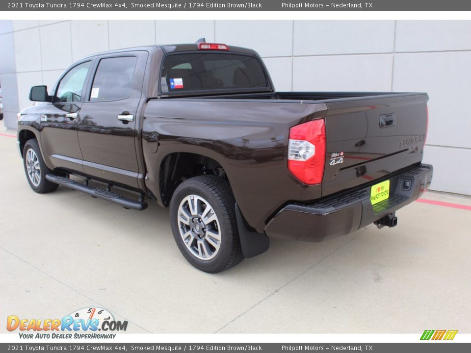 2021 Toyota Tundra 1794 CrewMax 4x4 Smoked Mesquite / 1794 Edition Brown/Black Photo #6