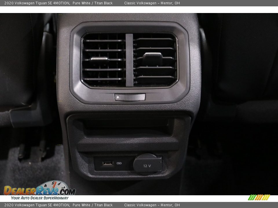 2020 Volkswagen Tiguan SE 4MOTION Pure White / Titan Black Photo #30