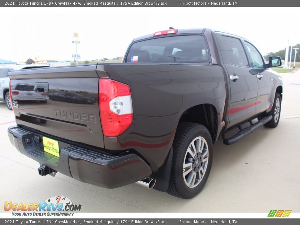 2021 Toyota Tundra 1794 CrewMax 4x4 Smoked Mesquite / 1794 Edition Brown/Black Photo #8